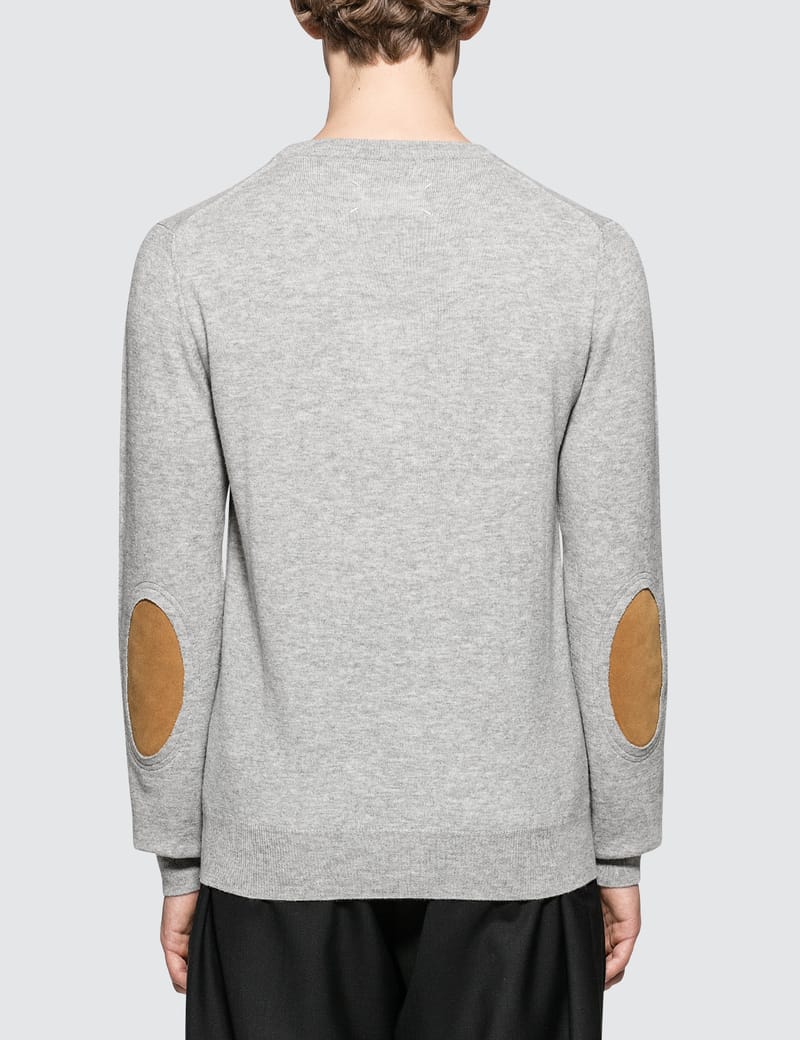 Maison Margiela - 12 Guage Elbow Patch Knit | HBX - Globally