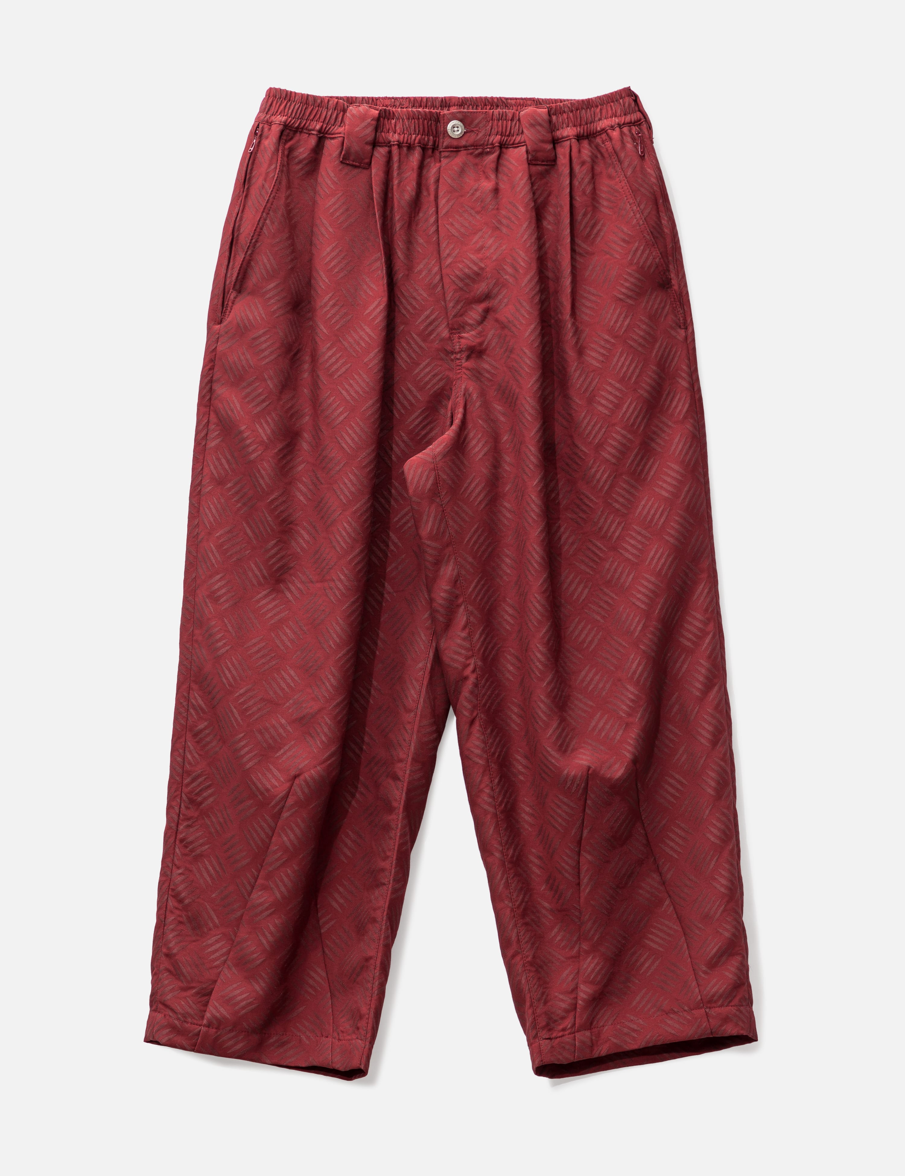 TIGHTBOOTH - CHECKER PLATE BAGGY SLACKS | HBX - Globally Curated