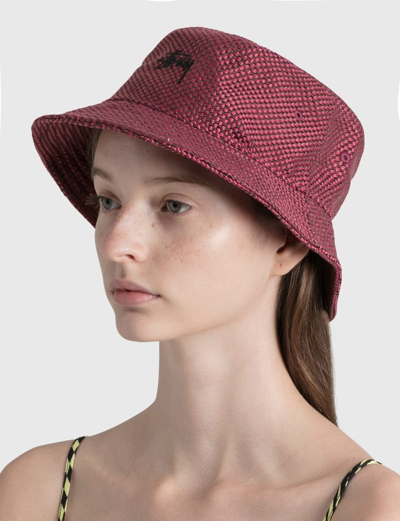 Stüssy - Jute Weave Bucket Hat | HBX - Globally Curated Fashion ...