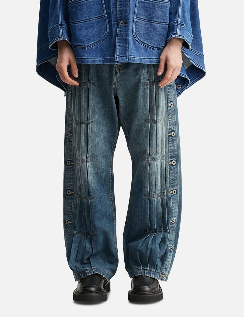FDMTL Second Second Pants 3YR Wash - Vintage indigo, straight-leg