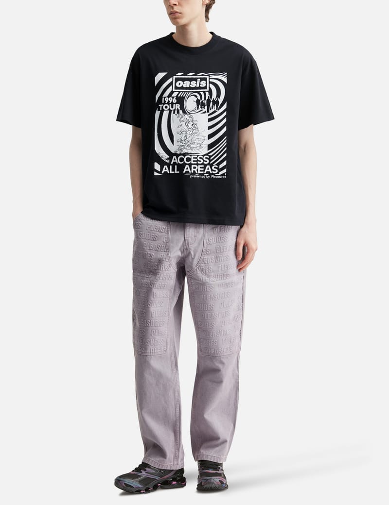Pleasures X Oasis All Access T-Shirt - Graphic cotton tee with