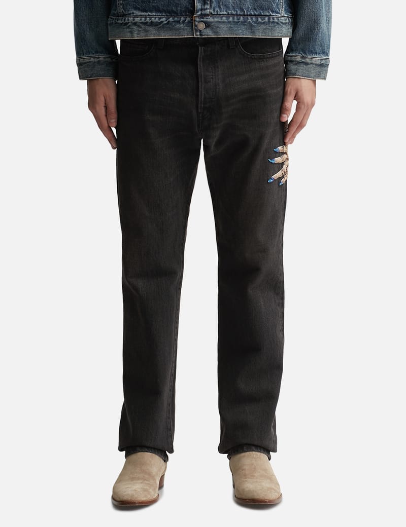 Undercover - Embellished D-Hand Denim Pants | HBX - Globally