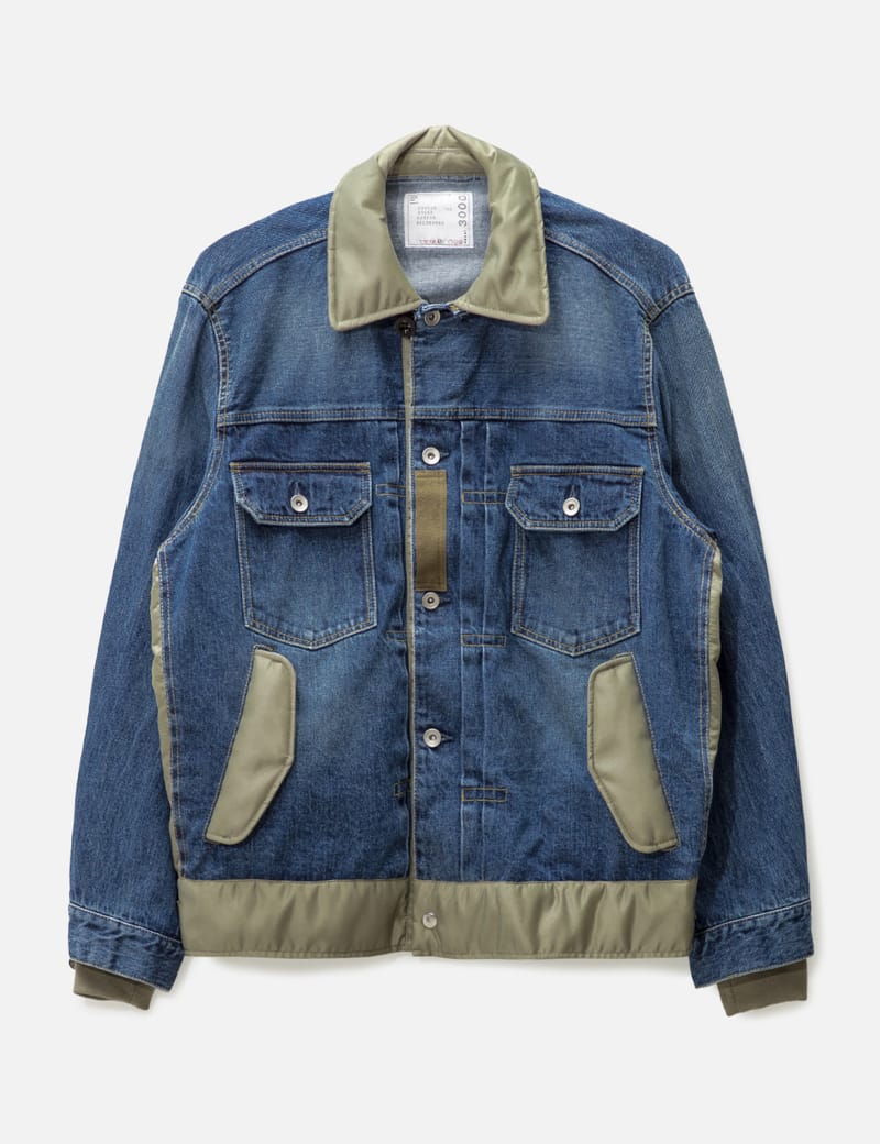 Sacai - Denim Nylon Twill Blouson | HBX - Globally Curated Fashion and  Lifestyle by Hypebeast