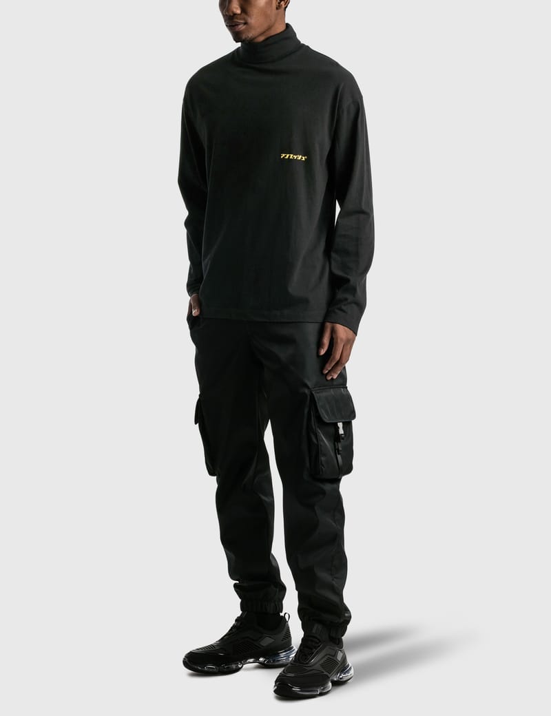【AMBUSH】ベーシックTシャツ（タートルネック ） AMBUSH® - プリント タートルネック Tシャツ | HBX - ハイプ