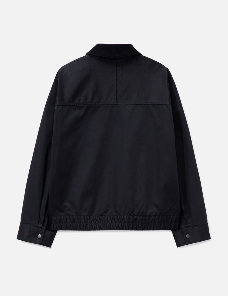 ANCELLM Zip Blouson - Workwear-inspired cotton blouson with