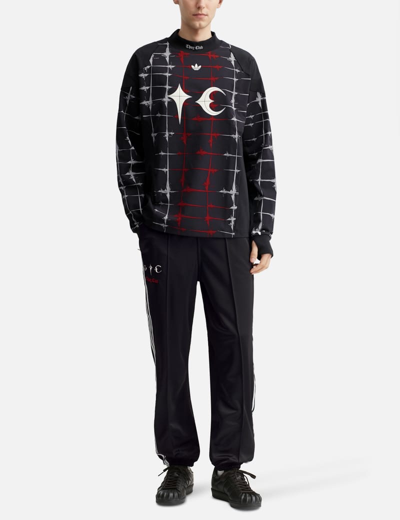 adidas Originals X Thug Club Goalie T-Shirt - Loose fit goalie