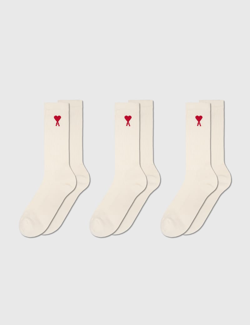 アミ パリス - AMI DE COEUR ソックス X3 セット | HBX