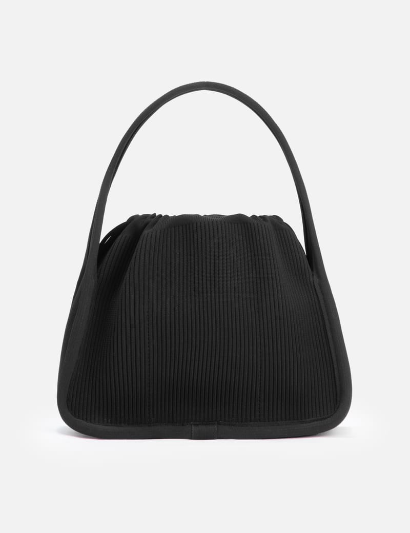 【Alexander Wang】Ryanリフレクティブリブニットスモールバッグ アレキサンダーワン - Ryan リフレクティブリブニット スモール