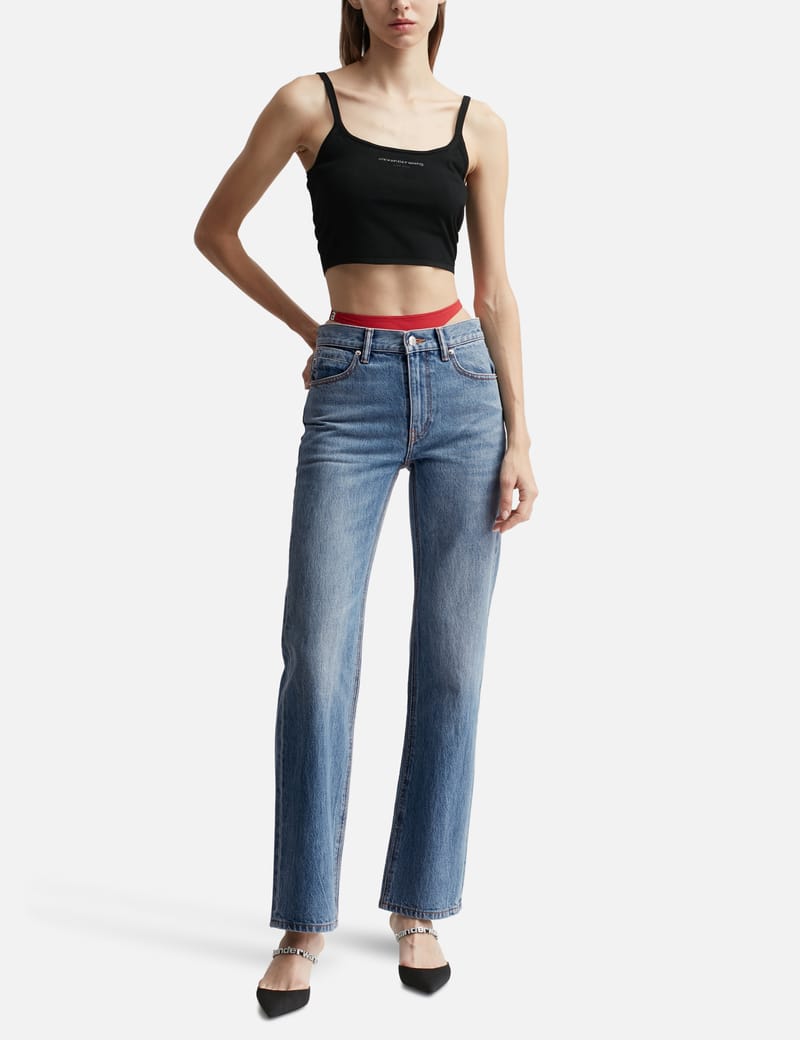 関税込】Alexander Wang エンボスロゴ タンクトップ (Alexander
