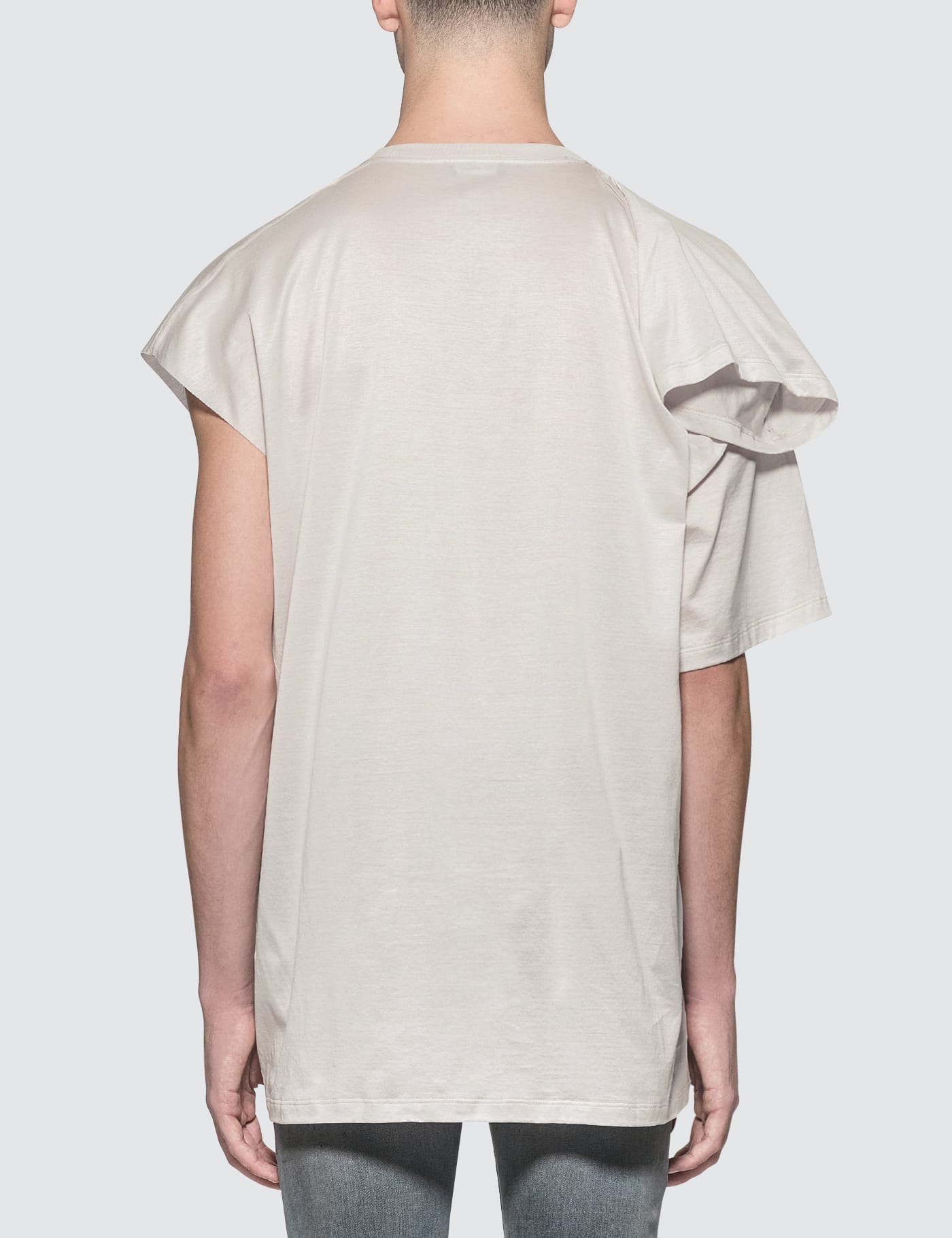 Raf Simons - T-Shirt With Displaced Sleeve | HBX - Globally