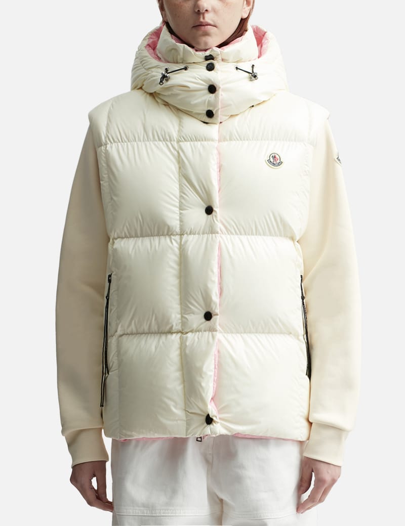 MONCLER Luzuleジレ ブラック Luzuleベスト : ジレ 向けの レディース | モンクレール