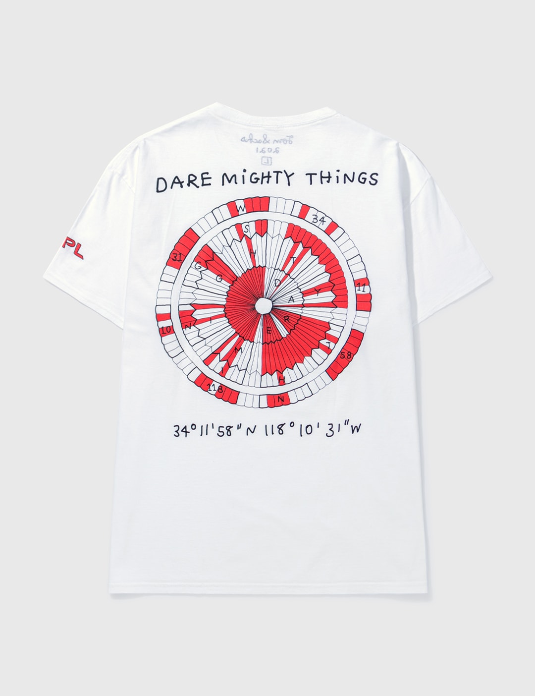 Tom Sachs - TOM SACHS TEN BULLETS PERSEVERANCE T-SHIRT | HBX ...