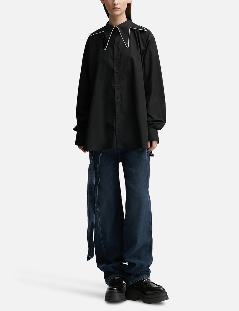 Charles Jeffrey LOVERBOY アシンメトリー ボーダーTシャツ Charles Jeffrey LOVERBOY アシンメトリー ボーダーTシャツ