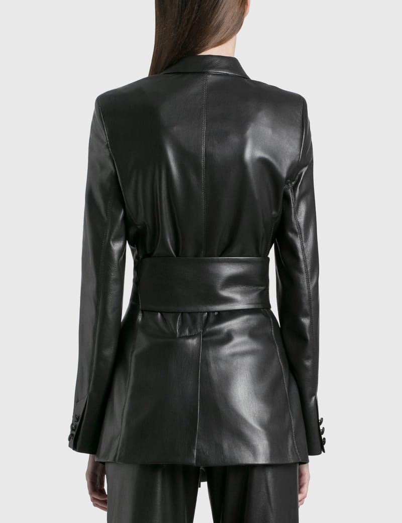 Nanushka - Bea Vegan Leather Blazer | HBX - Globally Curated