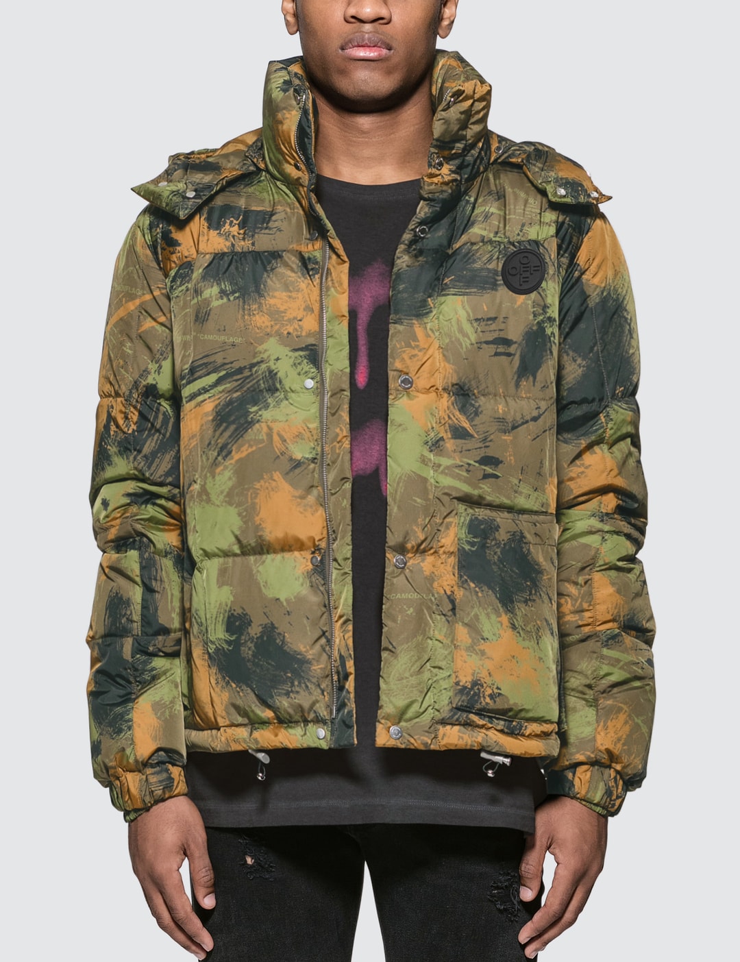 Paintbrush Jacket Off-White™ - Paintbrush Puffer Jacket | HBX - 하입비스트가 엄선한 글로벌 패션&라이프스타일