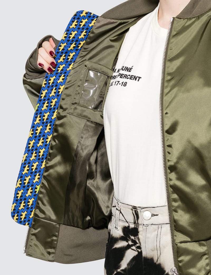 Maison Kitsuné - Ader Error x Maison Kitsuné Bomber Jacket | HBX 