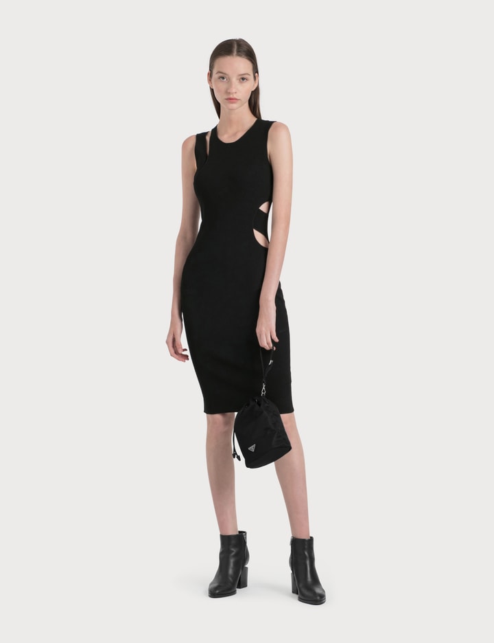 Prada Nylon Drawstring Pouch HBX Globally Curated Fashion and