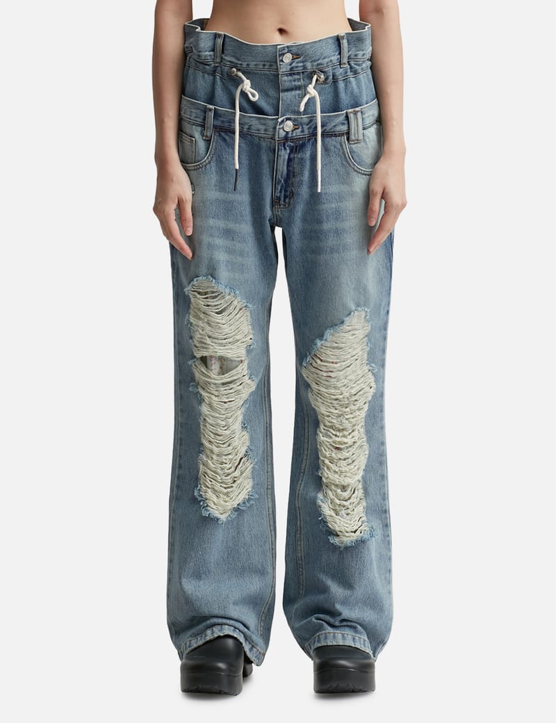 Andersson Bell - Beria String Double Waist Jeans | HBX - Globally