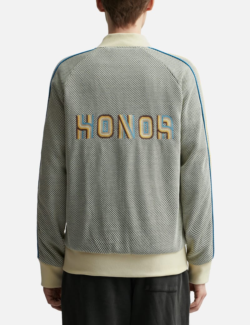 HONOR THE GIFT - NOVELTY KNIT TRACK JACKET | HBX - Globally HONOR THE GIFT - NOVELTY KNIT TRACK JACKET | HBX - Globally
