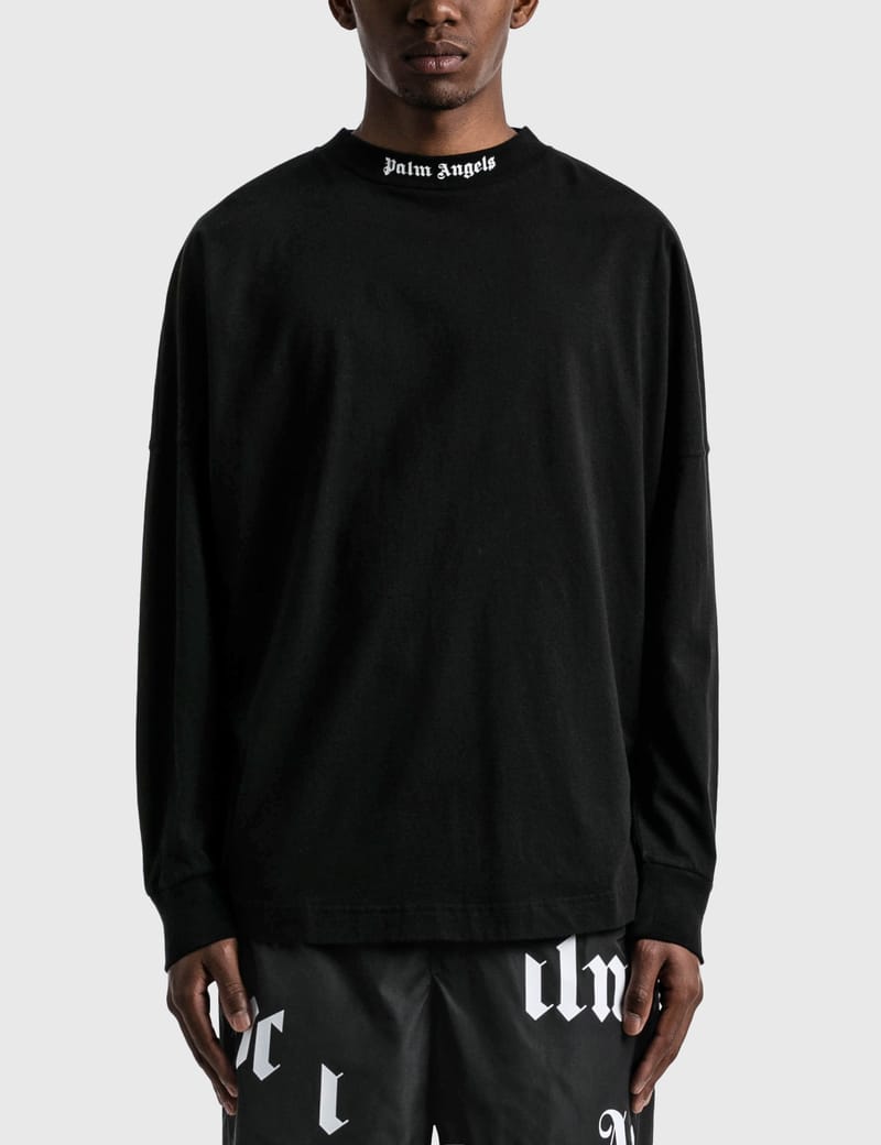 Palm Angels - Classic Logo Over Long Sleeve T-shirt | HBX