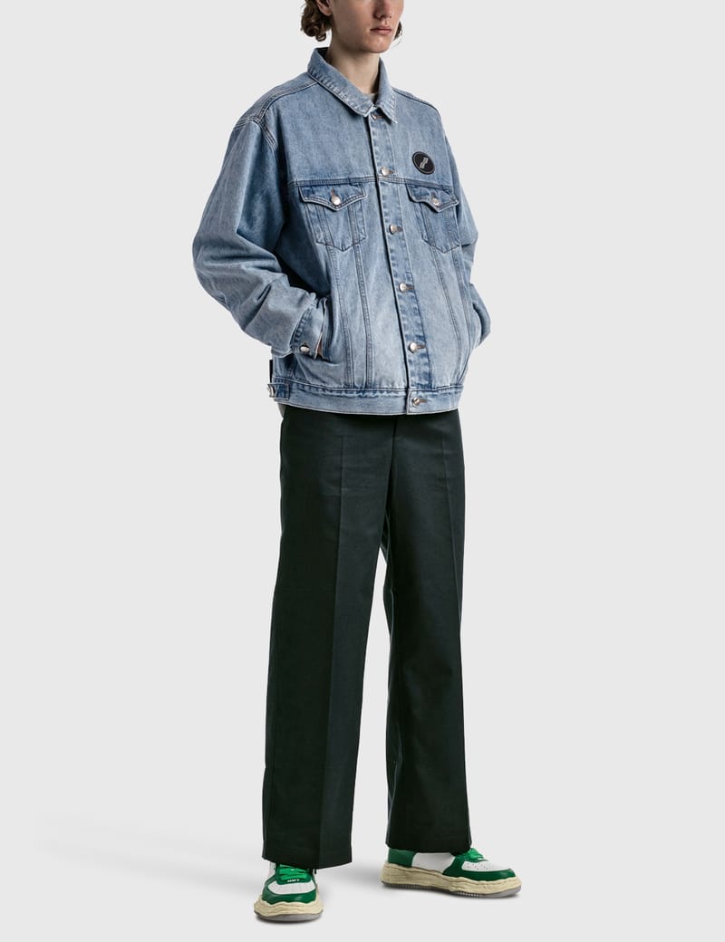 Oversize shops denim jacket mens