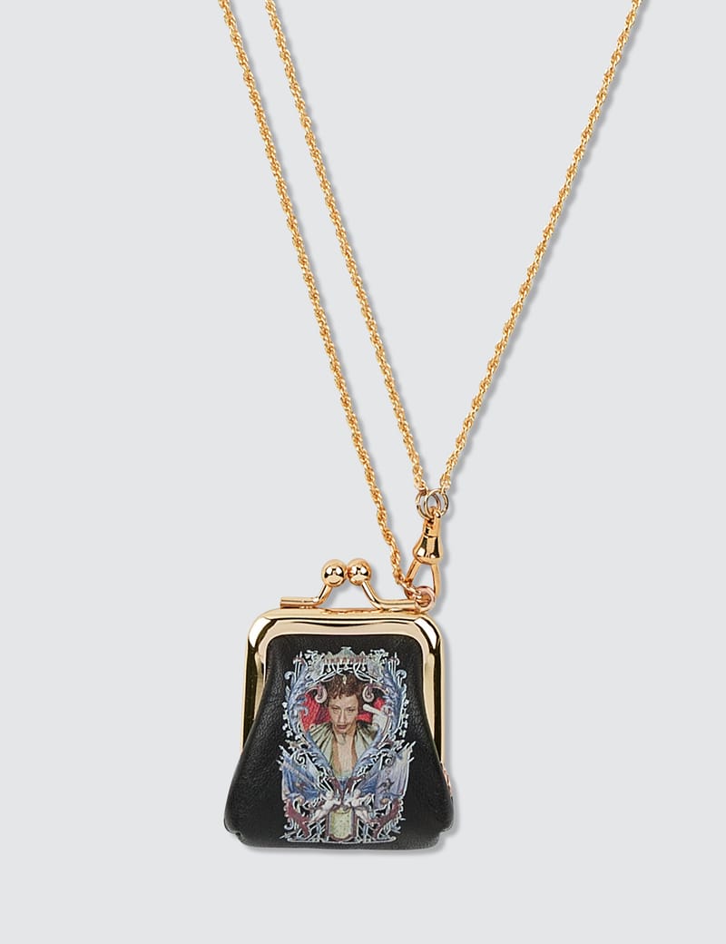 Undercover - Printed Coin Case With Shoulder Chain | HBX