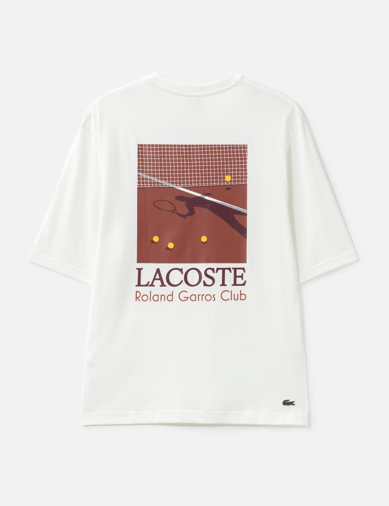 Lacoste Roland-Garros Edition Graphic T-Shirt - Relaxed organic