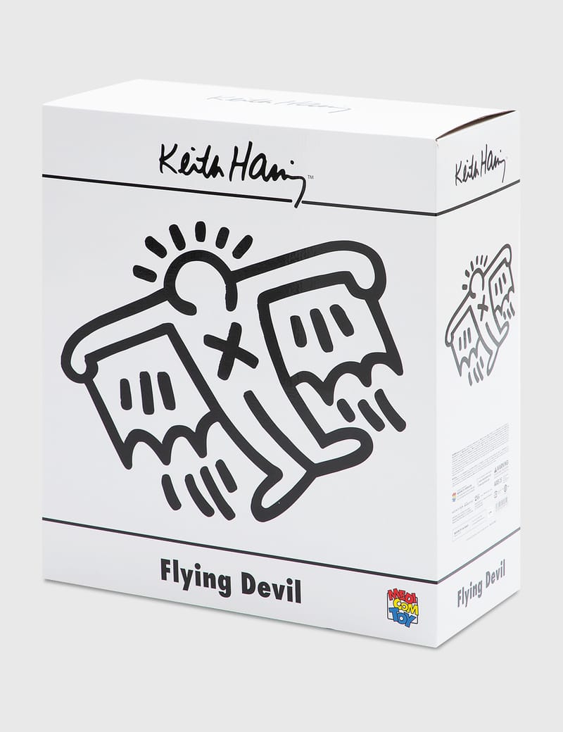 Medicom Toy - Keith Haring Flying Devil Statue White Version | HBX ...