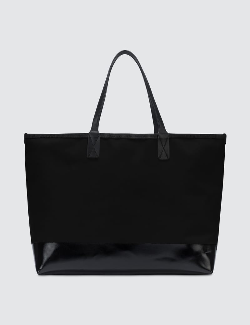 MONCLER × FRAGMENT Big Tote Bag Black Moncler Genius - Moncler x Fragment Design Shopping Bag | HBX
