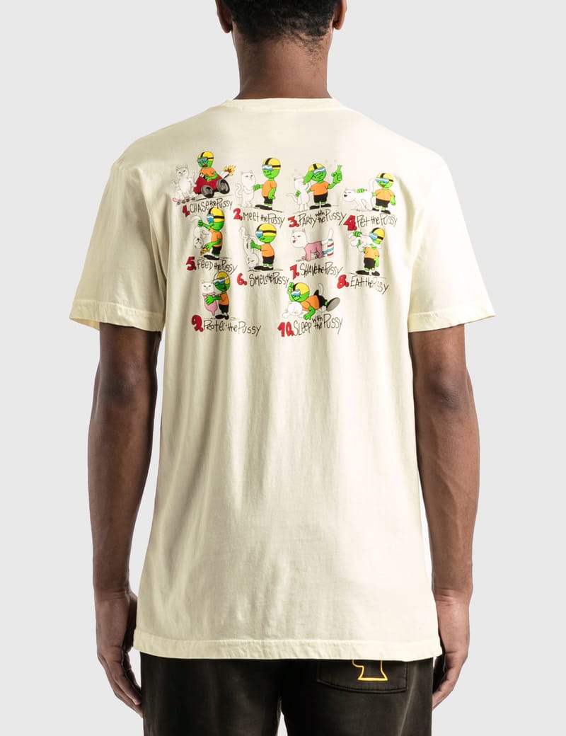 ★国内在庫/即発可*RIPNDIP*10-Steps-4-PussyロゴTシャツ★ ☆国内在庫/即発可*RIPNDIP*10-Steps-4-PussyロゴTシャツ