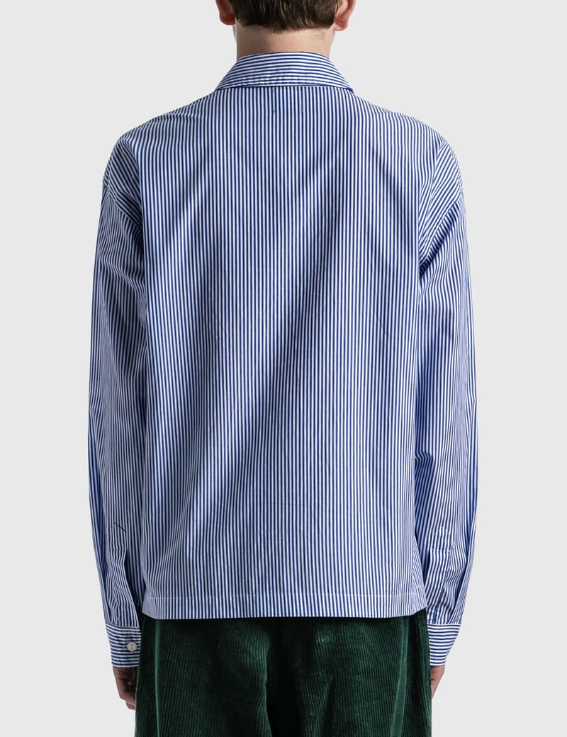 トップス BRAIN DEAD Gastromaniac Striped Shirt Brain Dead - GASTROMANIAC BUTTON UP SHIRT | HBX