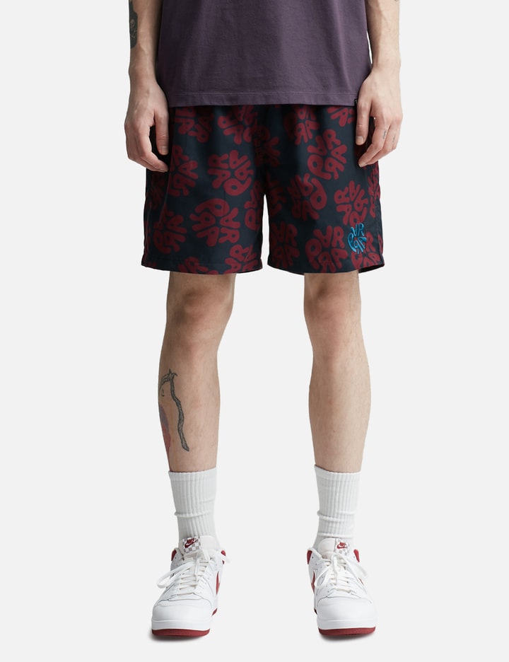 By Parra - 1976 LOGO SWIM SHORTS | HBX - Globally Curated Fashion and ...