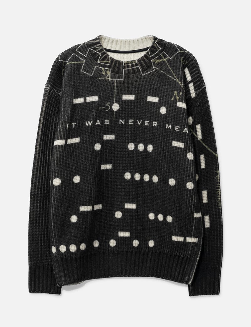 Sacai - Sacai x Eric Haze Jacquard Knit Pullover | HBX - Globally