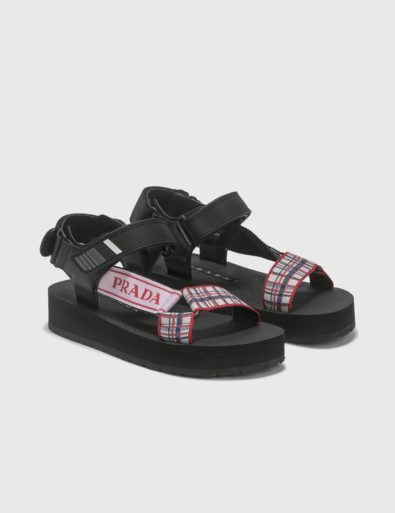 Prada Sport Knit Sandals HBX Globally Curated Fashion and