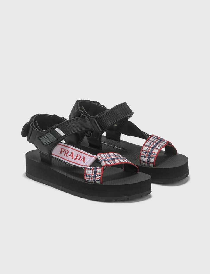 Prada - Sport Knit Sandals | HBX - Globally Curated Fashion and ...