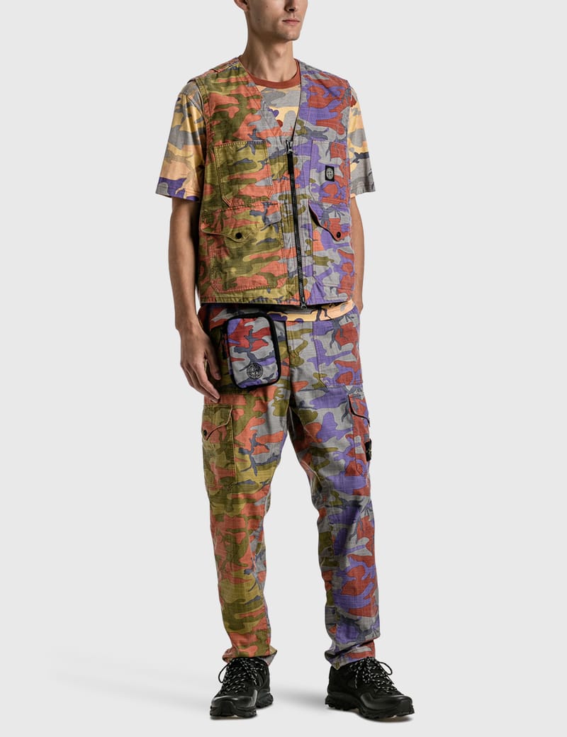 Stone Island - S.I. Heritage Camo Ripstop Nylon Vest | HBX