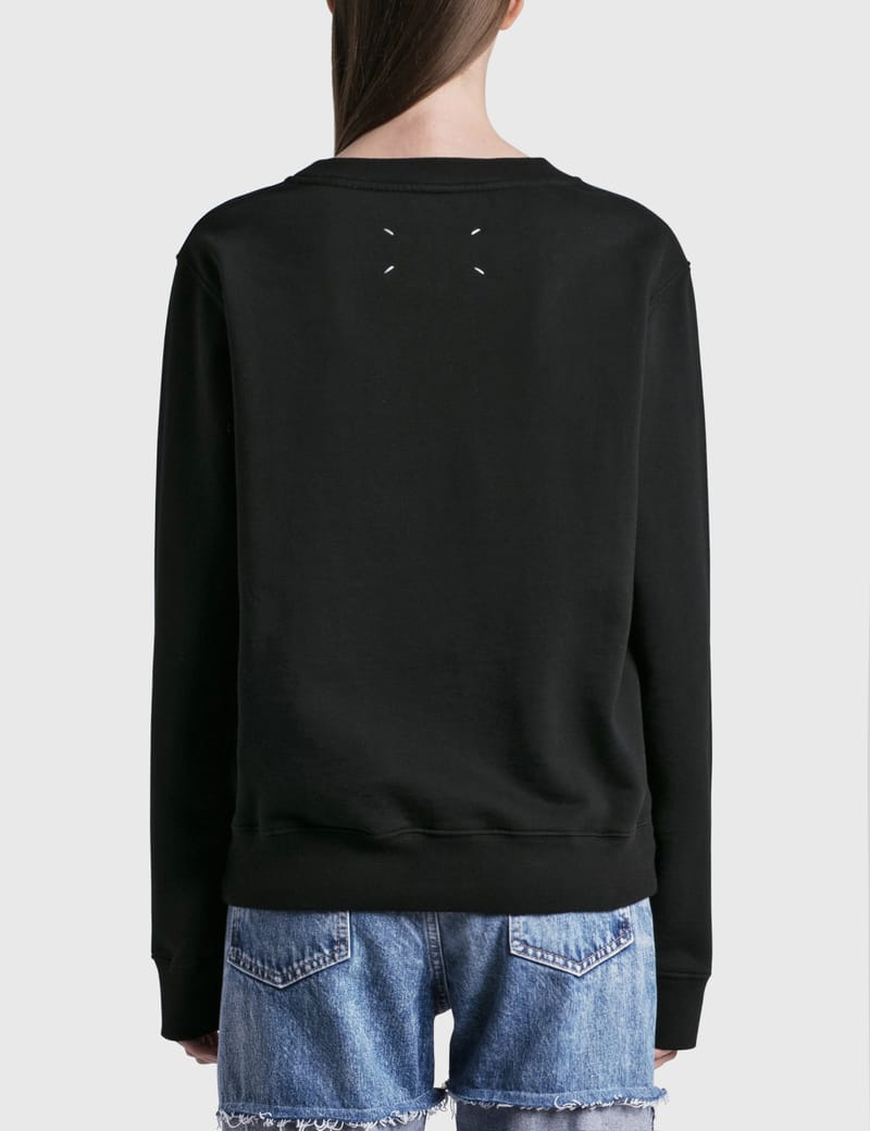トップス MAISON MARGIELA DISTORTED LOGO SWEAT Maison Margiela - Distorted Logo Sweatshirt | HBX