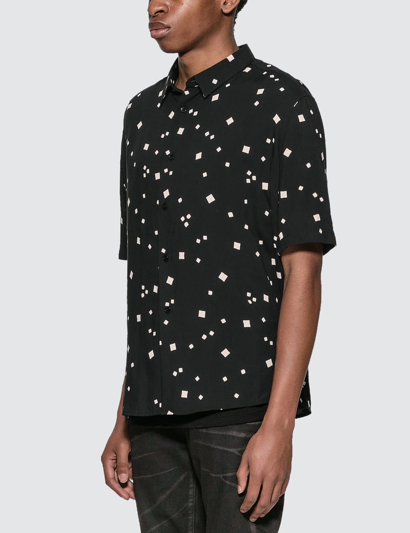 Saint Laurent - Short Sleeve Shirt With Rectangle Graphic | HBX