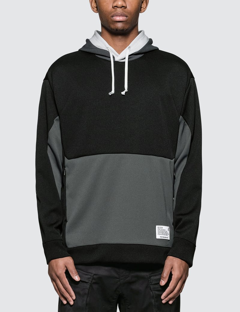 White Mountaineering - Contrasted Side Zipped Hoodie | HBX
