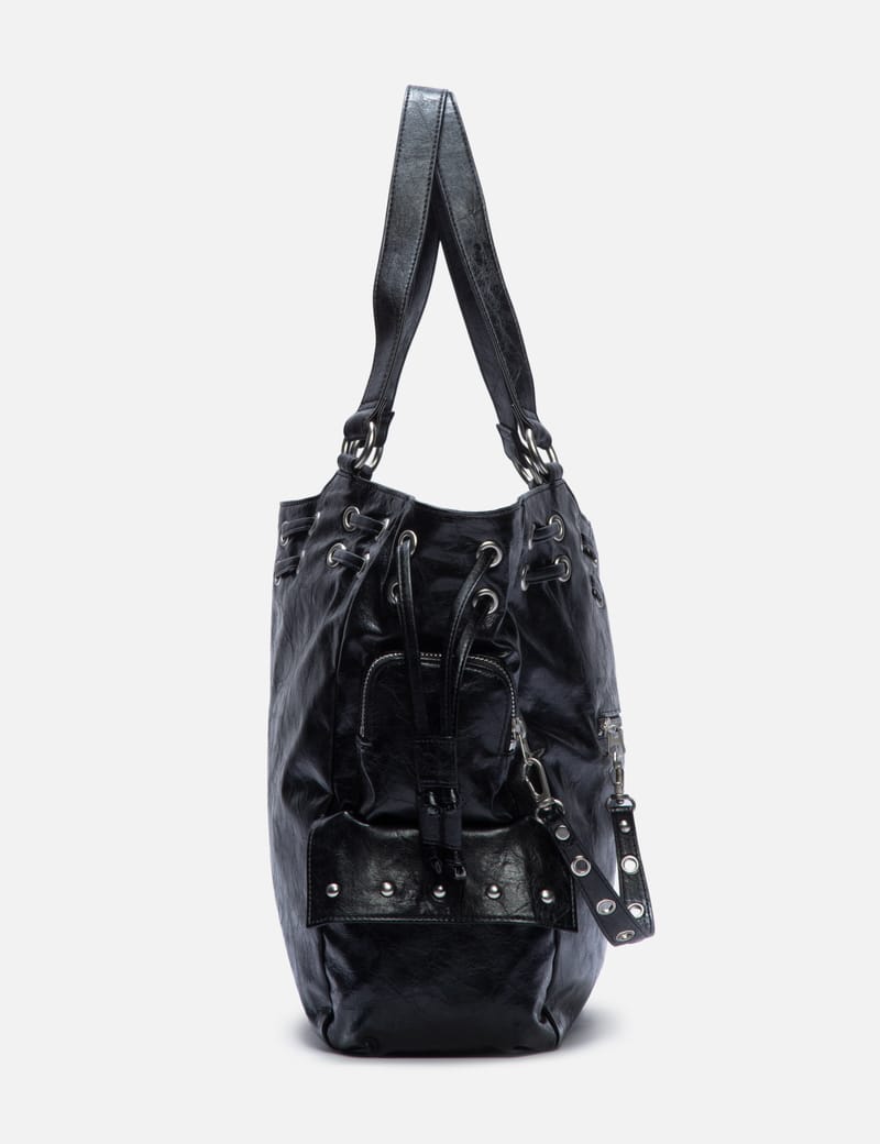● DEINET ● STUD POCKET BIG BAG DEINET Stud Pocket Big Bag in Black / DEINET Shoulder Bag | eBay