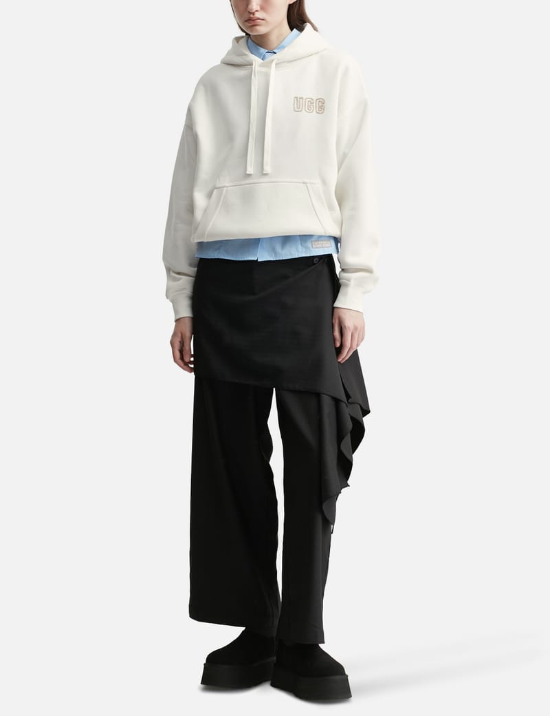 UGG UGG Logo Hoodie - Cozy chenille-logo hoodie in Nimbus