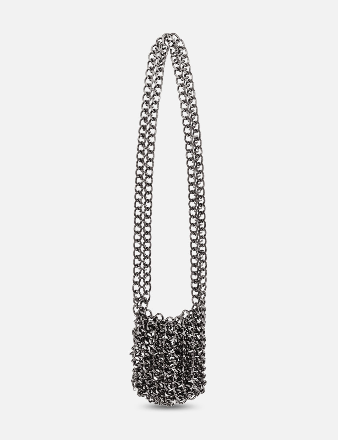 Martine Ali - CHAINMAIL CROSSBODY BAG - GUNMETAL | HBX