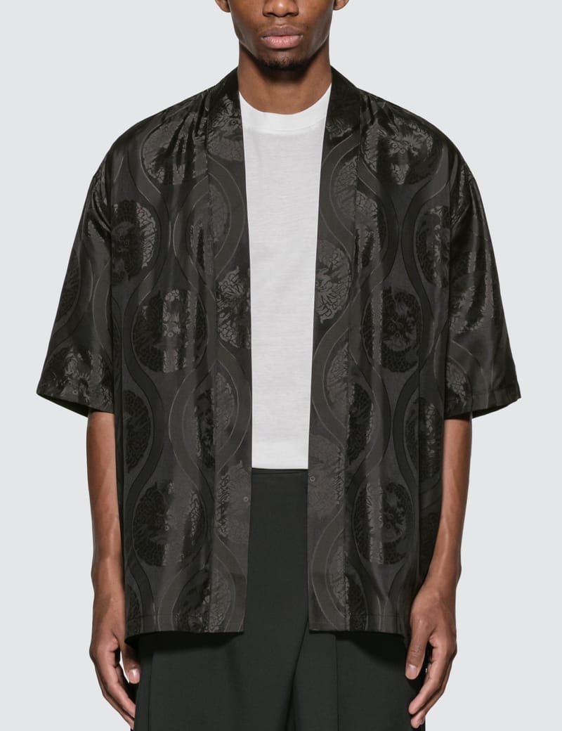 サスクワッチファブリックスORIENTAL DRAGON HAORI SHIRT