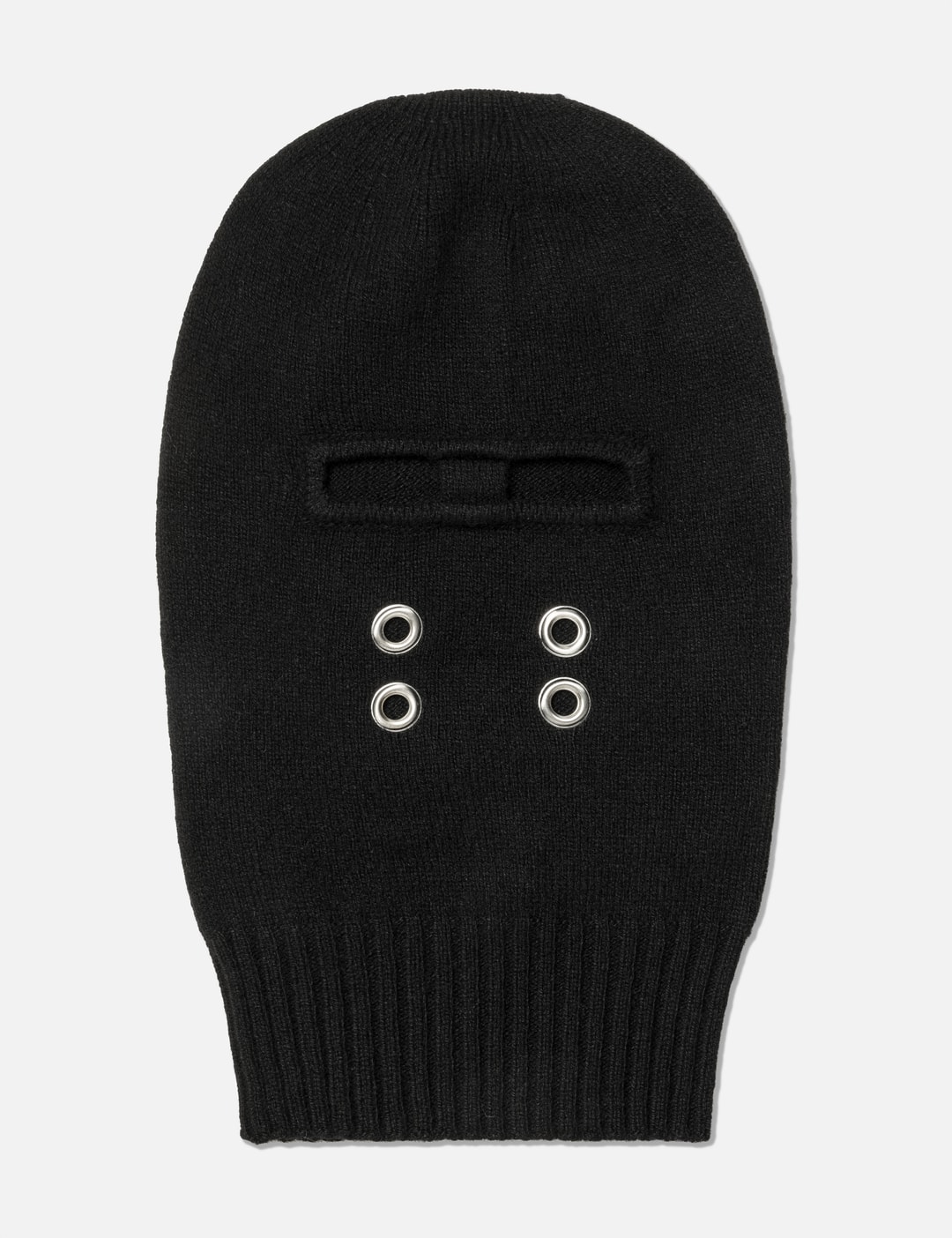 Rick Owens Gimp Mask - 黑色全新,附原裝包裝與吊牌,97% 羊絨混紡 | HBX