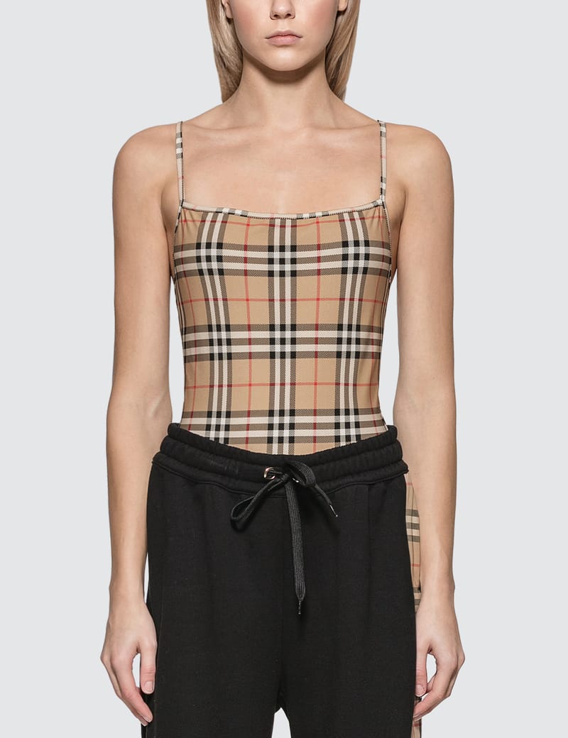 Burberry - Vintage Check Swimsuit | HBX - Globally Curated Fashion