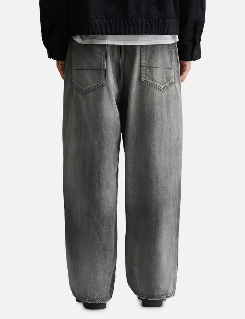 ANCELLM #05 Wide 5P Denim Pants Type-A - Lightweight wide-leg
