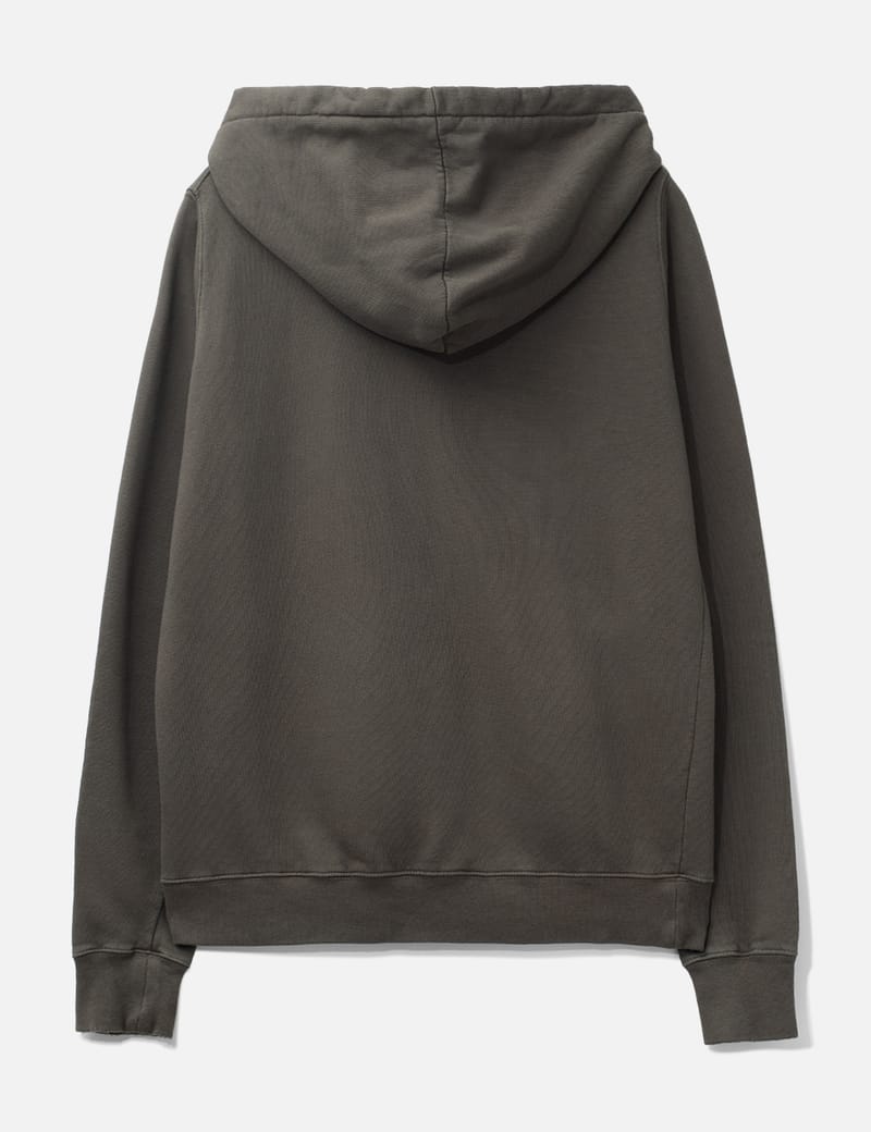 Rick Owens Drkshdw Patch Zip Hoodie - Grey 100% cotton zip hoodie