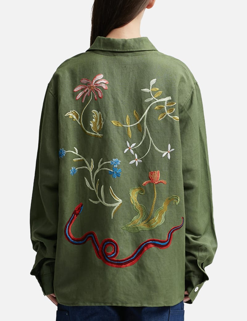Sky High Farm Workwear - Garden Embroidered Shirt | HBX - Globally 