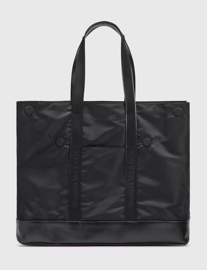 Alexander McQueen - LOGO TOTE BAG | HBX - Globally Curated Fashion and ...