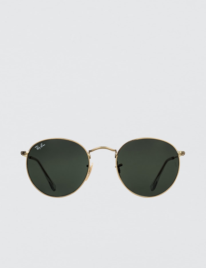 Ray-Ban - Round Metal Sunglasses | HBX - Globally Curated Fashion and ...